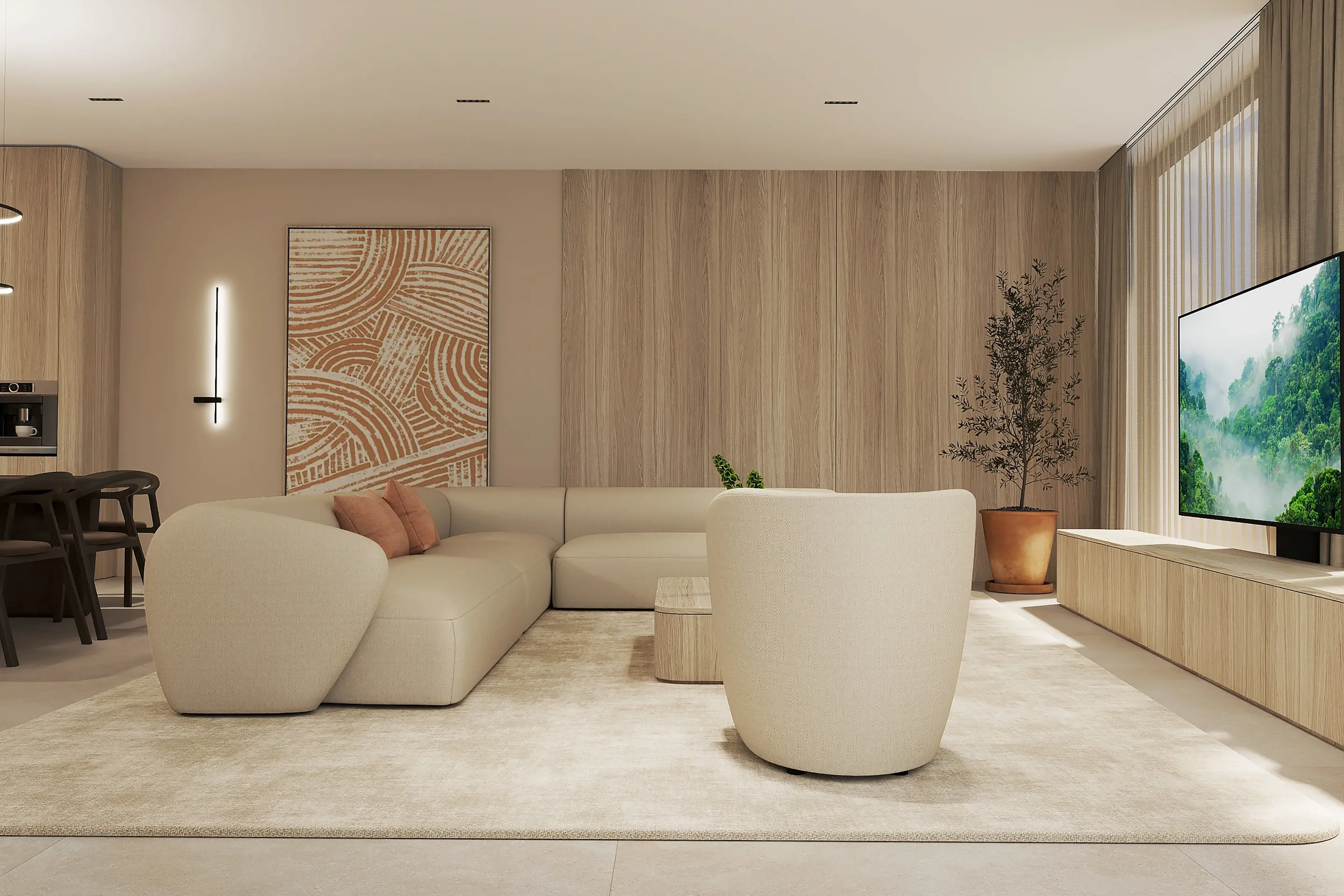 DREVENÝ INTERIÉR DOMU